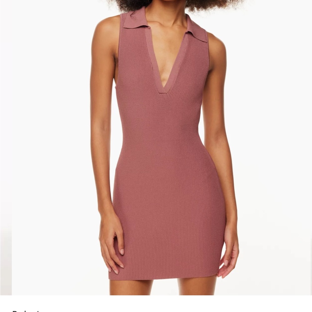 Elegant Mauve Sleeveless Dress